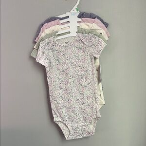 Floral Baby Onesie Set